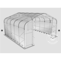 Lagertlt PRO 6x6x3,7m PVC 600g