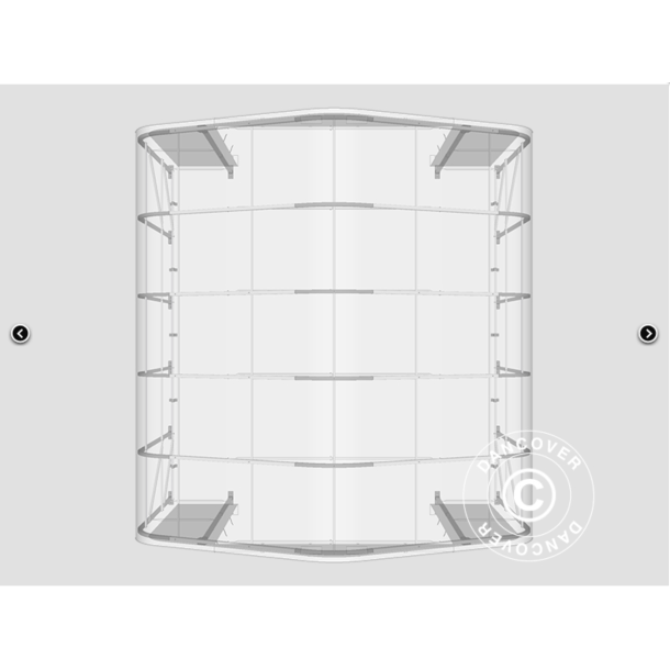 Lagertlt PRO 6x6x3,7m PVC 600g