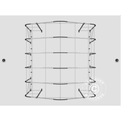 Lagertlt PRO 6x6x3,7m PVC 600g