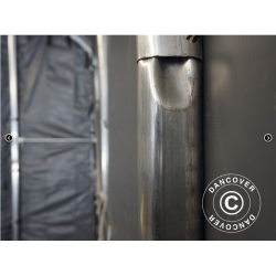 Lagertlt PRO 7x14x3,8m PVC 600g med takpanel