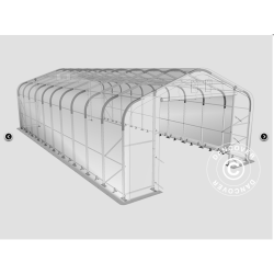 Lagertlt PRO 7x14x3,8m PVC 600g med takpanel