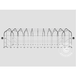 Lagertlt PRO 7x14x3,8m PVC 600g med takpanel