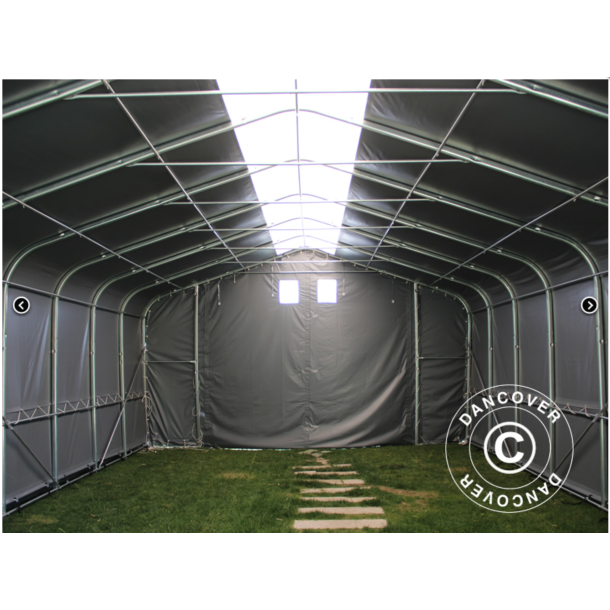 Lagertlt PRO 7x14x3,8m PVC 600g med takpanel