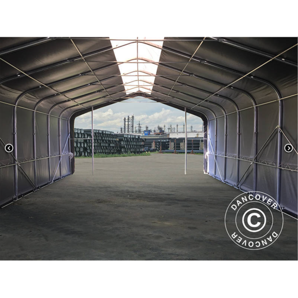 Lagertlt PRO 7x7x3,8m PVC 600g med takpanel