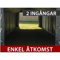 Lagertlt PRO 7x7x3,8m PVC 600g med takpanel