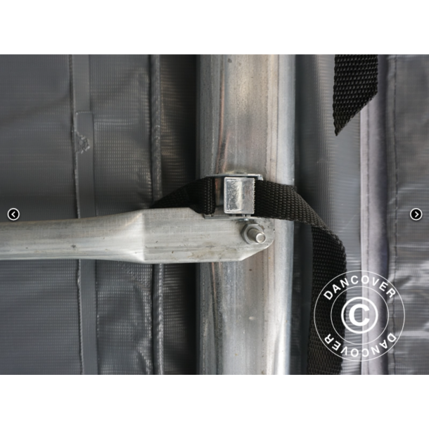 Lagertlt PRO 7x7x3,8m PVC 600g med takpanel