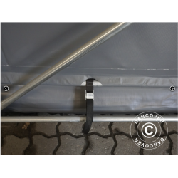 Lagertlt PRO 7x7x3,8m PVC 600g med takpanel