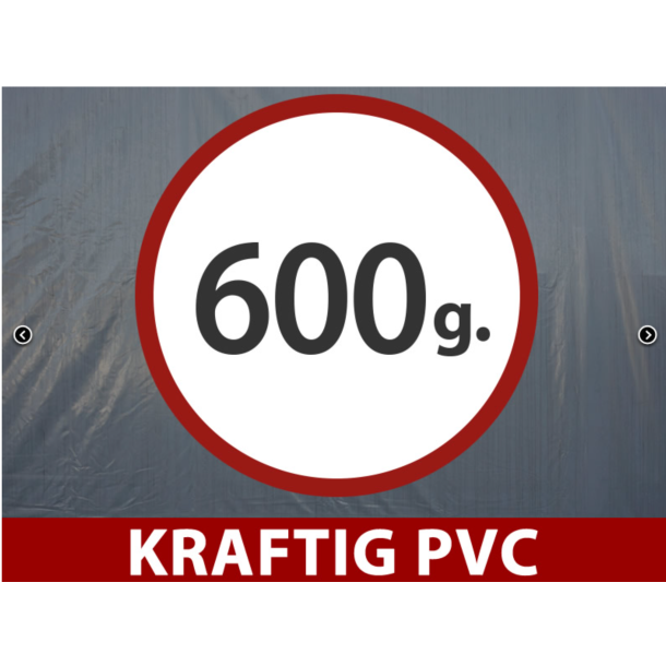 Lagertlt PRO 8x12x5,2m PVC 600g med takpanel