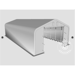 Lagertlt PRO 8x12x5,2m PVC 600g med takpanel