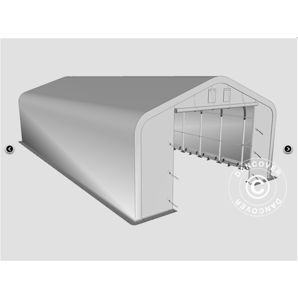 Lagertlt PRO 8x12x5,2m PVC 600g med takpanel
