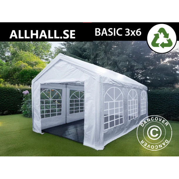 Partyt�lt 3x6m PE 500 BASIC, Vit