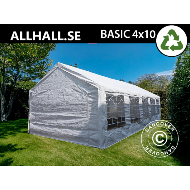 Partyt�lt 4x10m PE 500 BASIC, Vit