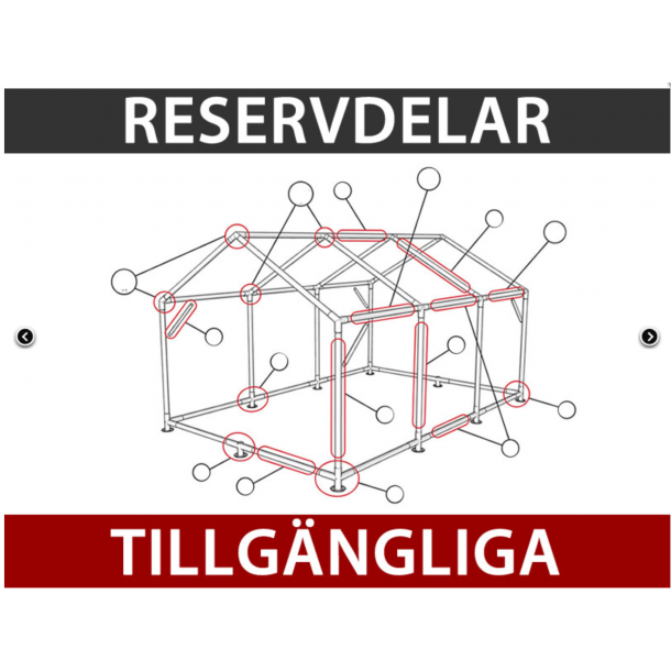 Partytlt 4x10m PE PLUS 