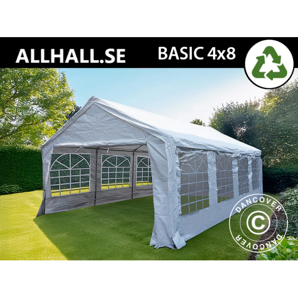 Partyt�lt 4x8m PE 500 BASIC, Vit