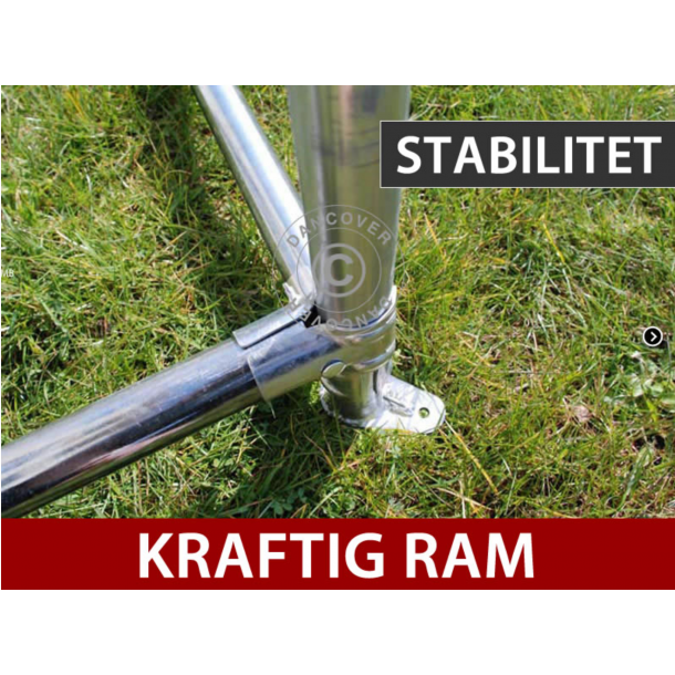 Partytlt 5x10m PLUS PE inkl. Bottenram