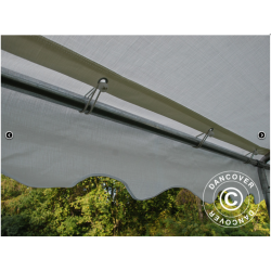 Partytlt 5x10m PLUS PE inkl. Bottenram