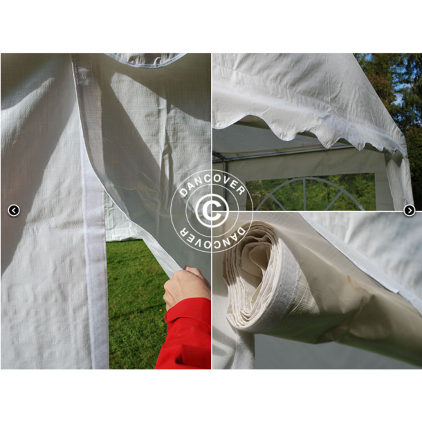 Partytlt 5x10m PLUS PE inkl. Bottenram