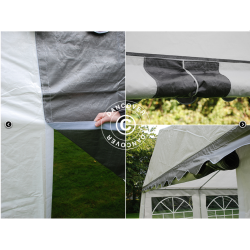 Partyt�lt 5x6m PE 500 BASIC, Vit