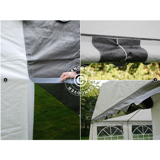 Partyt�lt 5x6m PE 500 BASIC, Vit