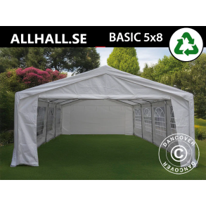 Partyt�lt 5x8m PE 500 BASIC, Vit