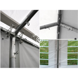 Partytlt 5x8m PVC ORIGINAL