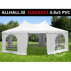 Partytlt Elegance 6,8x5m PVC, Vit