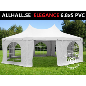 Partytlt Elegance 6,8x5m PVC, Vit