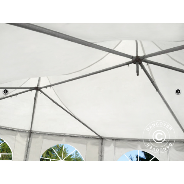 Partytlt Elegance 6,8x5m PVC, Vit