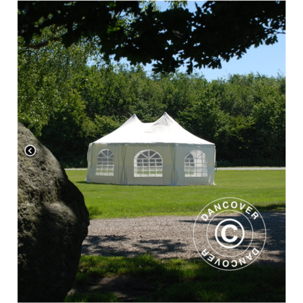 Partytlt Elegance 6,8x5m PVC, Vit