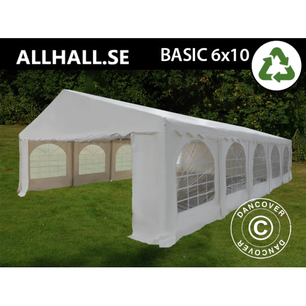 Partyt�lt 6x10m PVC 700 Basic, Vit