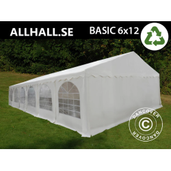 Partyt�lt 6x12m PVC 700 Basic, Vit