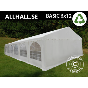 Partyt�lt 6x12m PVC 700 Basic, Vit