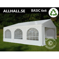 Partyt�lt 6x6m PVC 700 Basic, Vit