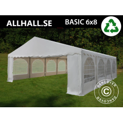 Partyt�lt 6x8m PVC 700 Basic, Vit