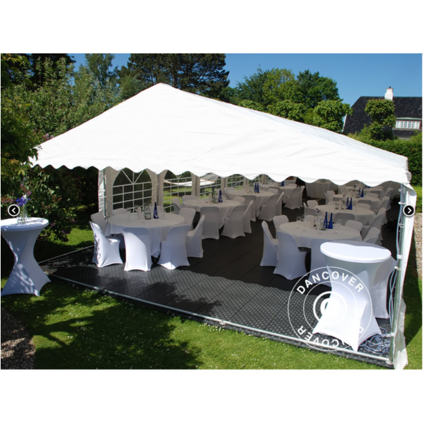 Partytlt Semi PRO PLUS CombiTents 5x10m, 3-i-1, Vit