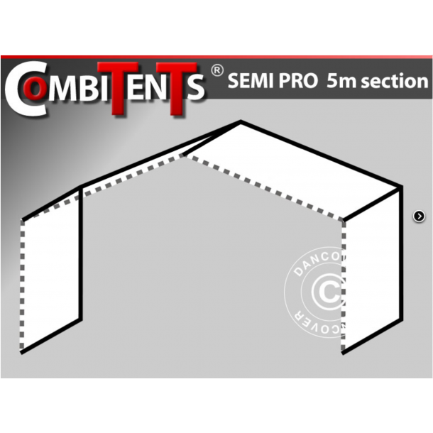 2m Frlngning Combitents SEMI PRO 5m-Serien, Vit