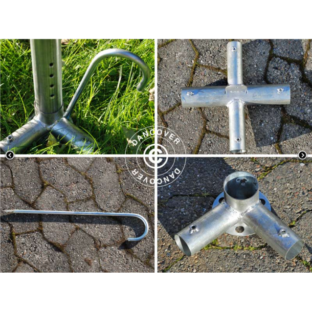 2m Frlngning Combitents SEMI PRO 5m-Serien, Vit