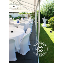 Partytlt Exclusive CombiTents 6x10m, 3-i-1, Vit