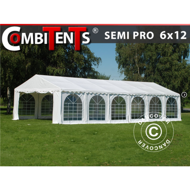 Partytlt Semi PRO PLUS Combitents 6x12m, 4-i-1
