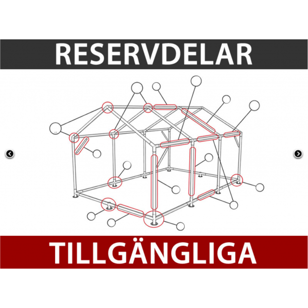 Partytlt Exclusive Combitents 6x12m, 4-i-1