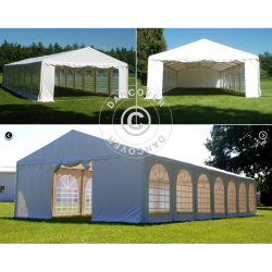 Partytlt Semi PRO PLUS Combitents 6x14m, 5-i-1, Vit