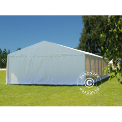 Partytlt Semi PRO PLUS Combitents 6x14m, 5-i-1, Vit