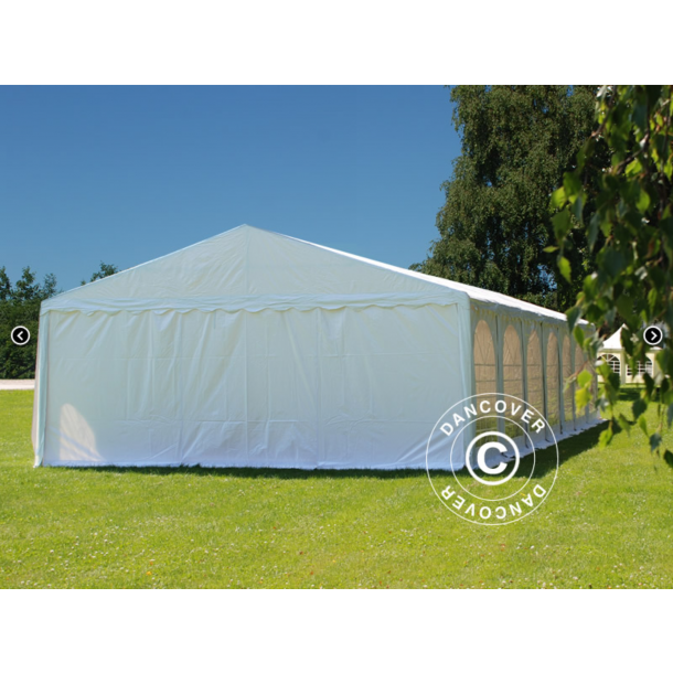 Partytlt Semi PRO PLUS Combitents 6x14m, 5-i-1, Vit