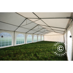 Partytlt Semi PRO PLUS Combitents 6x14m, 5-i-1, Vit