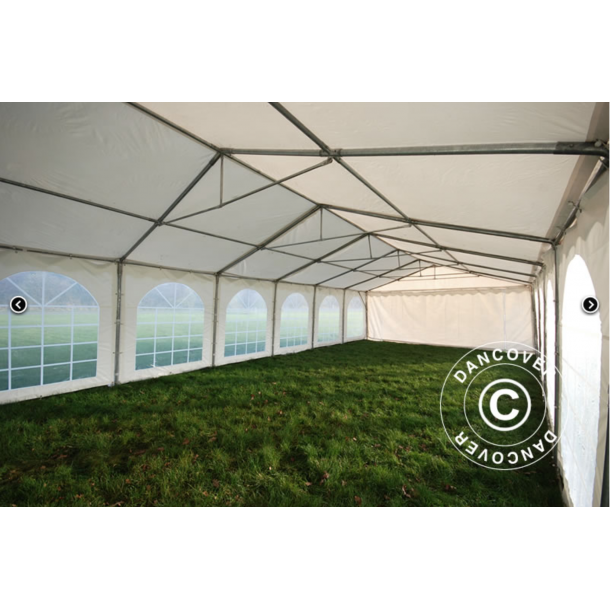 Partytlt Semi PRO PLUS Combitents 6x14m, 5-i-1, Vit