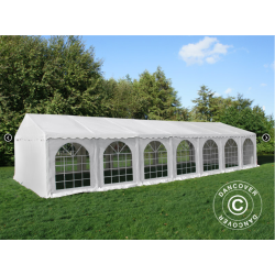 Partytlt Semi PRO PLUS Combitents 6x14m, 5-i-1, Vit