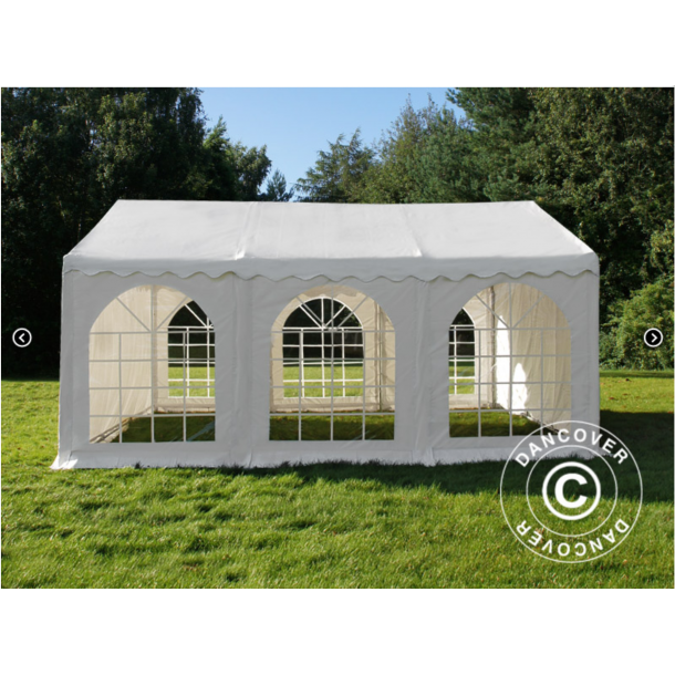 Partytlt Semi PRO PLUS Combitents 6x14m, 5-i-1, Vit