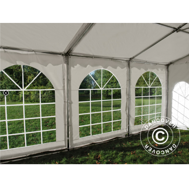 Partytlt Semi PRO PLUS Combitents 6x14m, 5-i-1, Vit