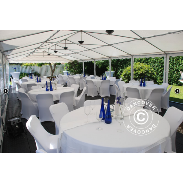 Partytlt Semi PRO PLUS Combitents 6x14m, 5-i-1, Vit