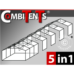 Partytlt Exclusive Combitents 6x14m, 5-i-1, Vit